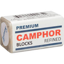 A pack of refined camphor blocks.